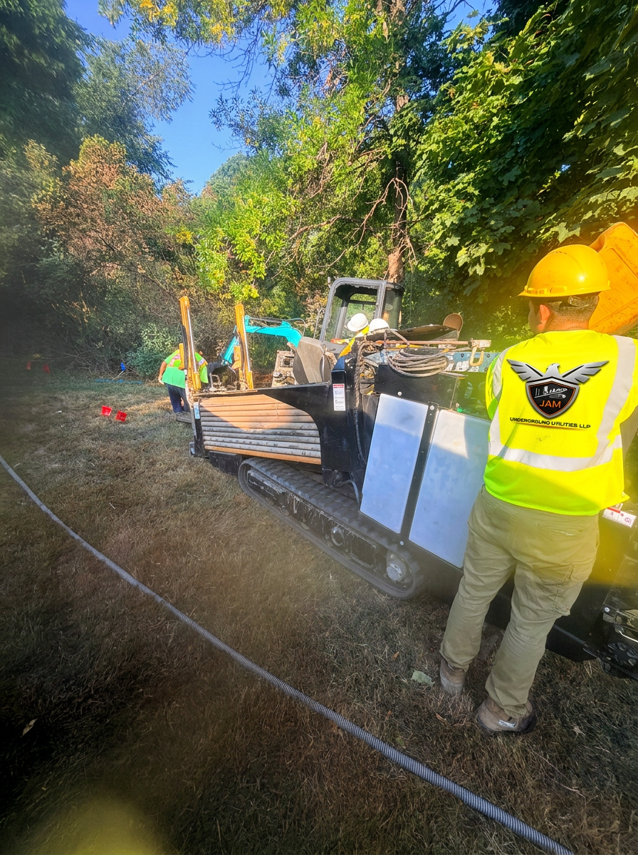 JAM crew supporting a directional drilling operation in the field